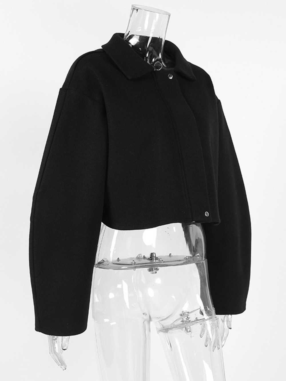 Zip Up Cropped Jacket - Picture 6 of 8